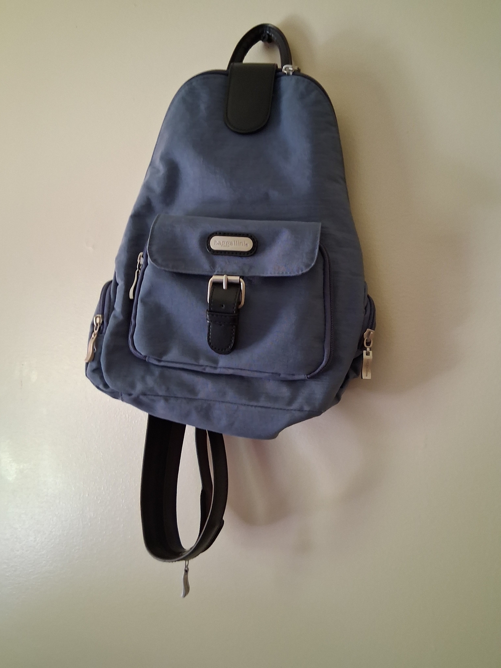 Unbranded Women's Blue Nylon Backpack - Casual Daypack